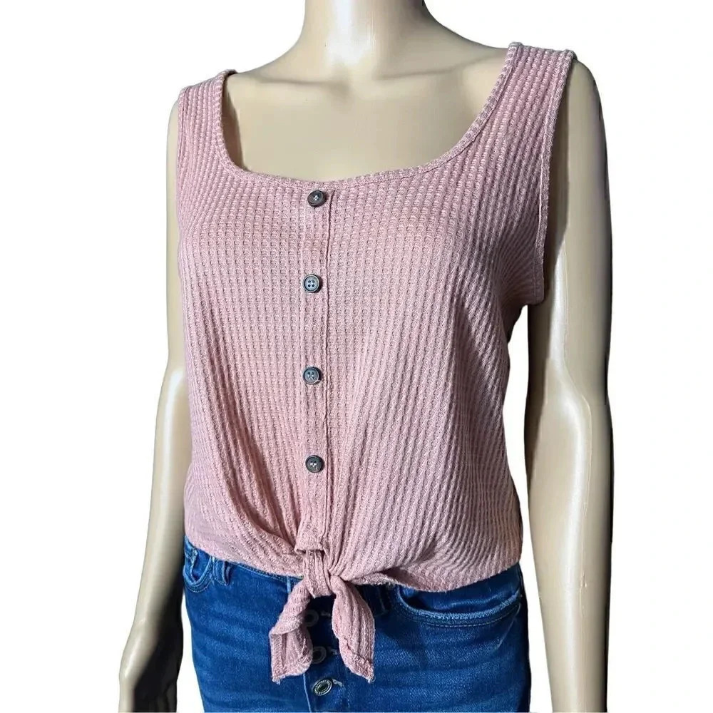 Caution to the Wind | Dusty Rose Tank (M)